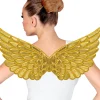 NEU Kinder-Kostüm-Zubehör Engelsflügel, 57x26cm, gold