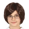 NEU Kinder-Perücke, Zauberschüler, braun