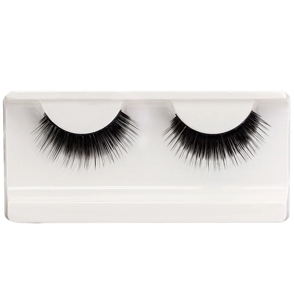 NEU Künstliche Wimpern, 1 Paar mit Wimpernkleber, Dicht Schwarz