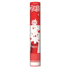 NEU Konfetti-Shooter Rot-Weiß Mix, 60 cm