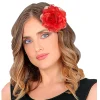 NEU Kostüm-Zubehör rote Rose auf Haarspange