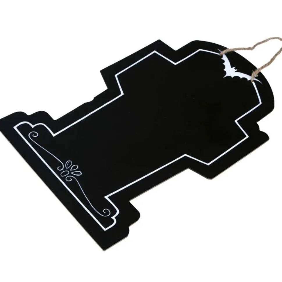 NEU Kreidetafel Sargdeckel/Grabstein, 40x27cm, sortiere Modelle, 1Stk.