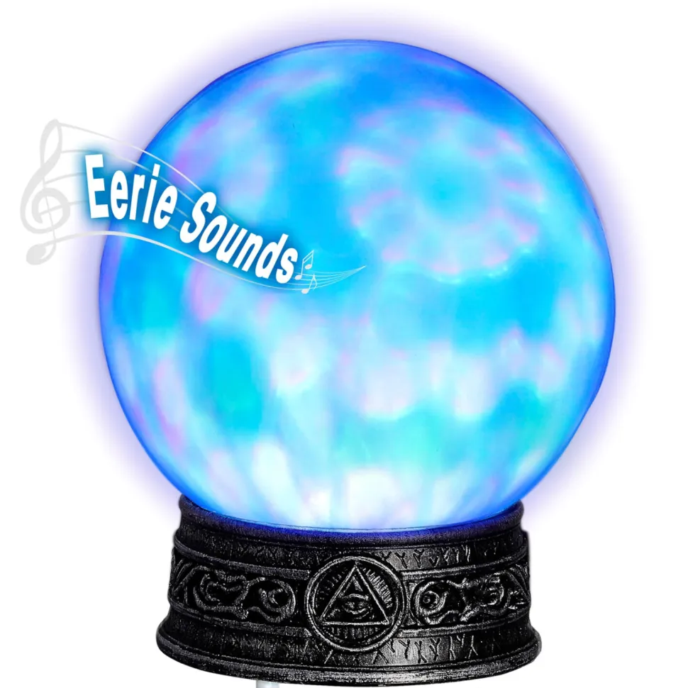 NEU Kristallkugel mit wechselndem Licht & Sound