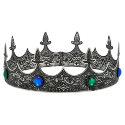 NEU Krone Queen Isabella, silber, aus Metall