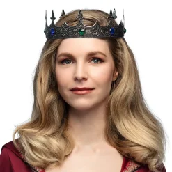 NEU Krone Queen Isabella, silber, aus Metall