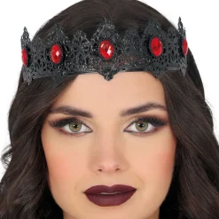 NEU Krone Tiara Halloween-Königin mit Schmucksteinen