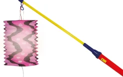 NEU Laternenstab Elektrisch, 50 cm rot/gelb/blau