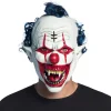 NEU Latex-Gesichtsmaske Vampir Clown, mit Haar