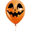 NEU Latex-Luftballons Halloween Kürbis, orange, ca. 30cm, 10 Stück