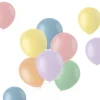 NEU Latex-Luftballons matt, 33cm, Pastelltöne bunt gemischt, 100 Stück