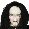 NEU Latex-Maske Marionette mit schwarzen Haaren
