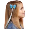 NEU LED Glasfaser Extensions mit Schmetterlingsclip, 33cm