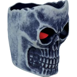 NEU LED-Kerze Totenkopf, 6cm