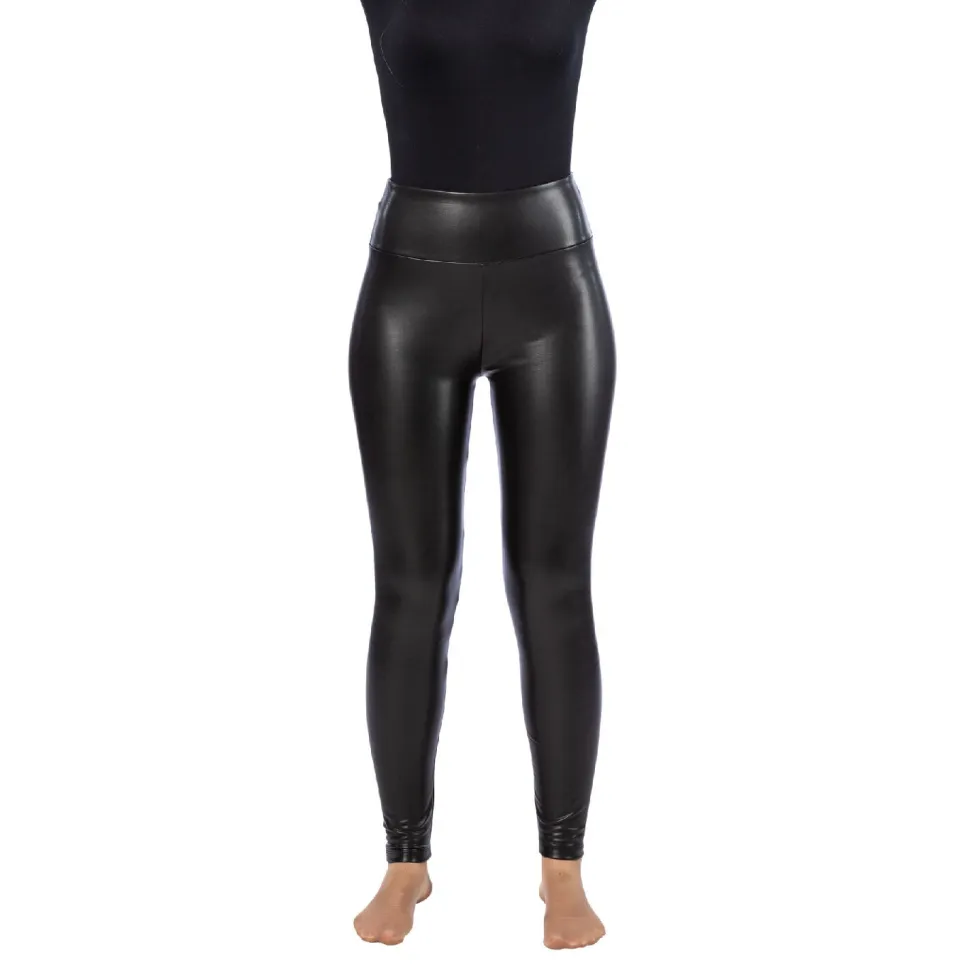 NEU Leggings schwarz matt, mit Thermoeffekt, hoher Bund, Größe S-M