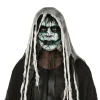 NEU Maske Halloween-Geist, mit Kapuze und langen Fransen
