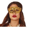 NEU Maske mit Pailletten, gold