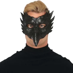 NEU Maske Rabe / schwarze Eule, schwarz
