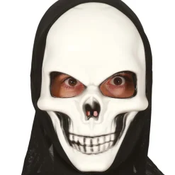 NEU Maske Totenkopf mit Kapuze