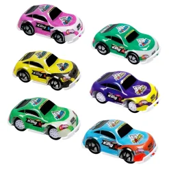 NEU Mitgebsel / Gastgeschenk Rennautos mit Rückzug, ca. 5x3cm, 6 Stück