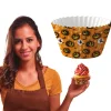 NEU Muffin-Förmchenpapier Kürbis, 5cm, 50 Stück