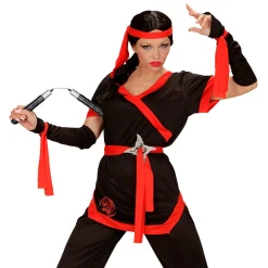 NEU Ninja-Kostüm-Zubehör Nunchaku / Spielzeug aus Kunststoff, Größe: ca. 19 cm