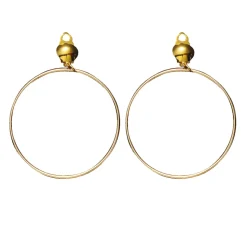 NEU Ohringe Creolen für Pirat, Wahrsagerin, Orient & Co., 2er-Pack, Gold
