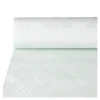 NEU Papier-Tischtuch mit Damastprägung, 50 x 1 m auf der Rolle, Weiß