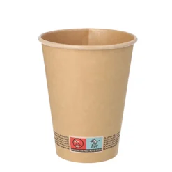 NEU Pappbecher für Heißgetränke, 0,3 l, braun, 50 Stück