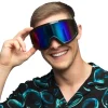 NEU Party-Skibrille, größenverstellbar, schwarz