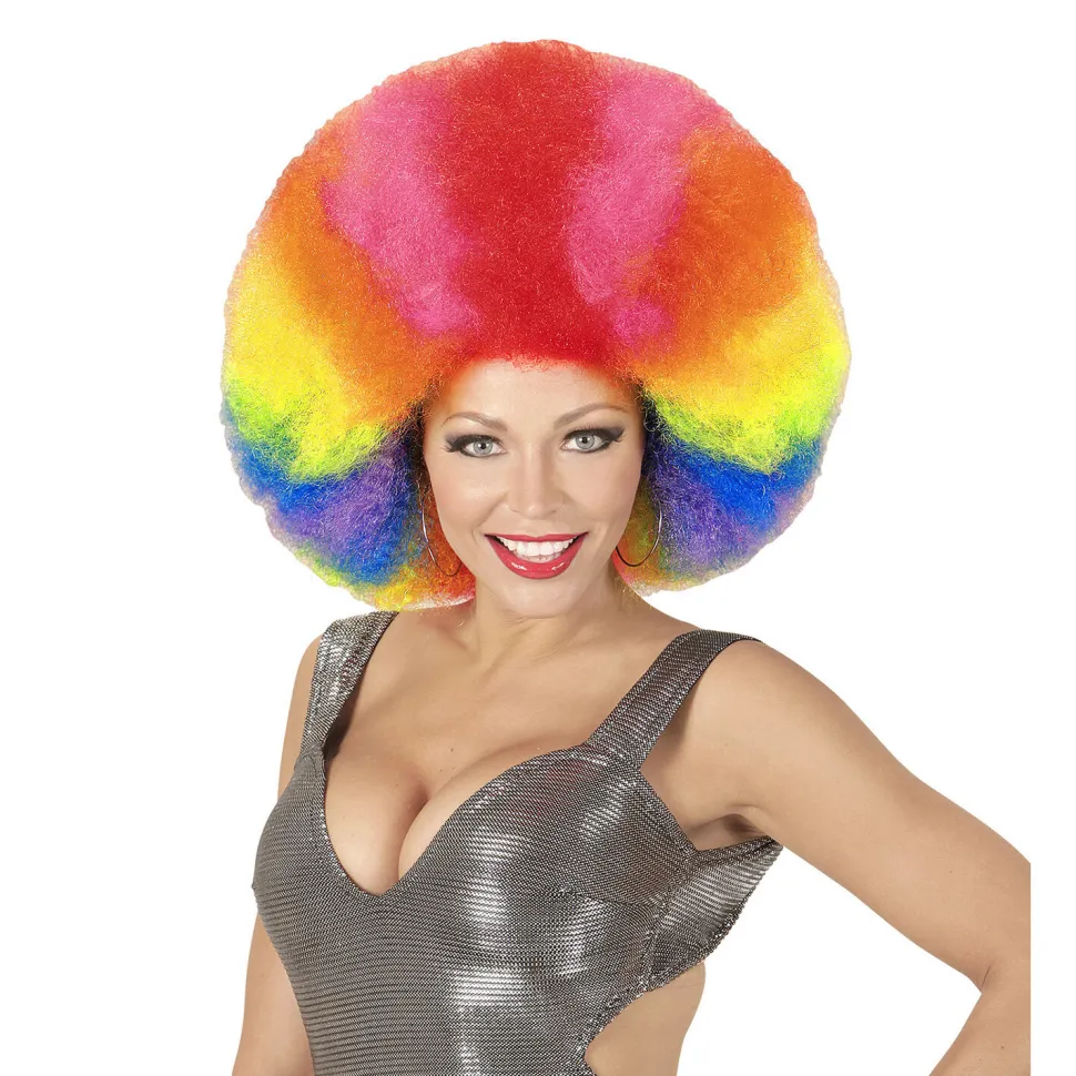 NEU Perücke Regenbogen-Afro