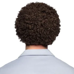 NEU Perücke Ricardo, braun, mit kleinen Locken