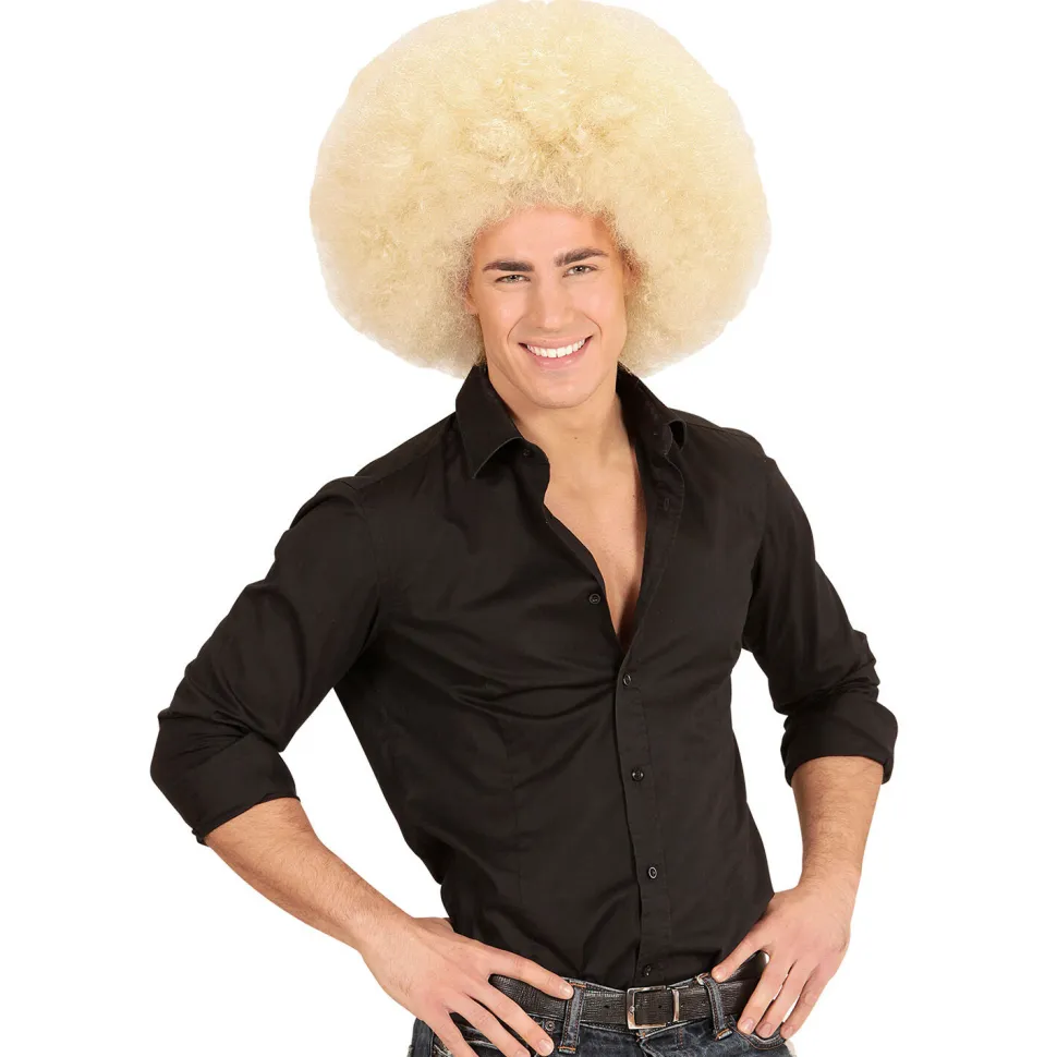 NEU Perücke Riesenafro, blond