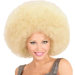 NEU Perücke Riesenafro, blond