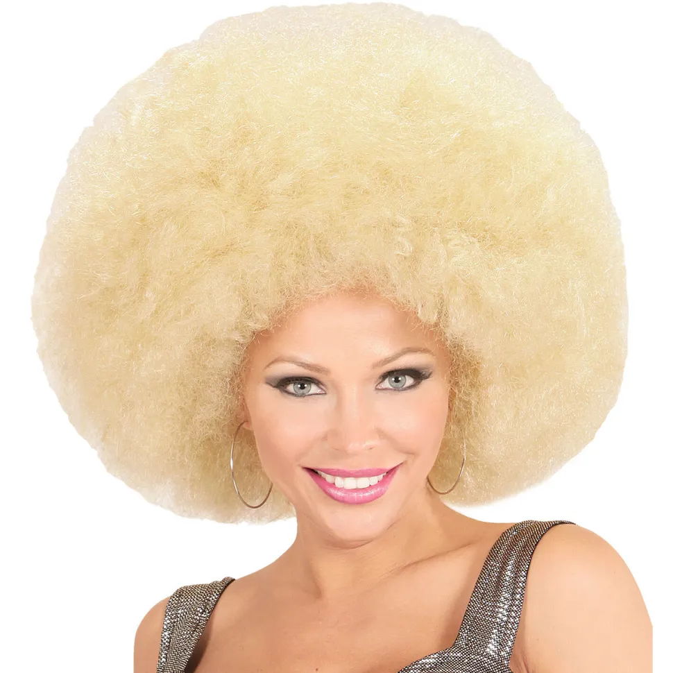 NEU Perücke Riesenafro, blond