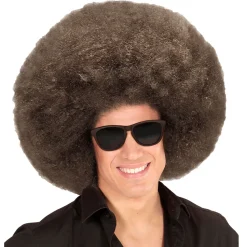 NEU Perücke Riesenafro, braun