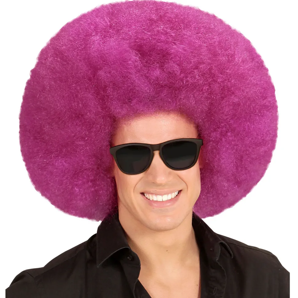 NEU Perücke Riesenafro, lila