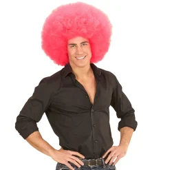 NEU Perücke Riesenafro, pink