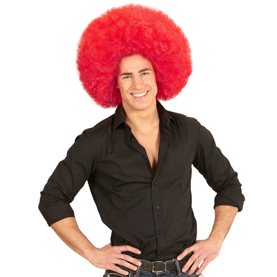 NEU Perücke Riesenafro, rot