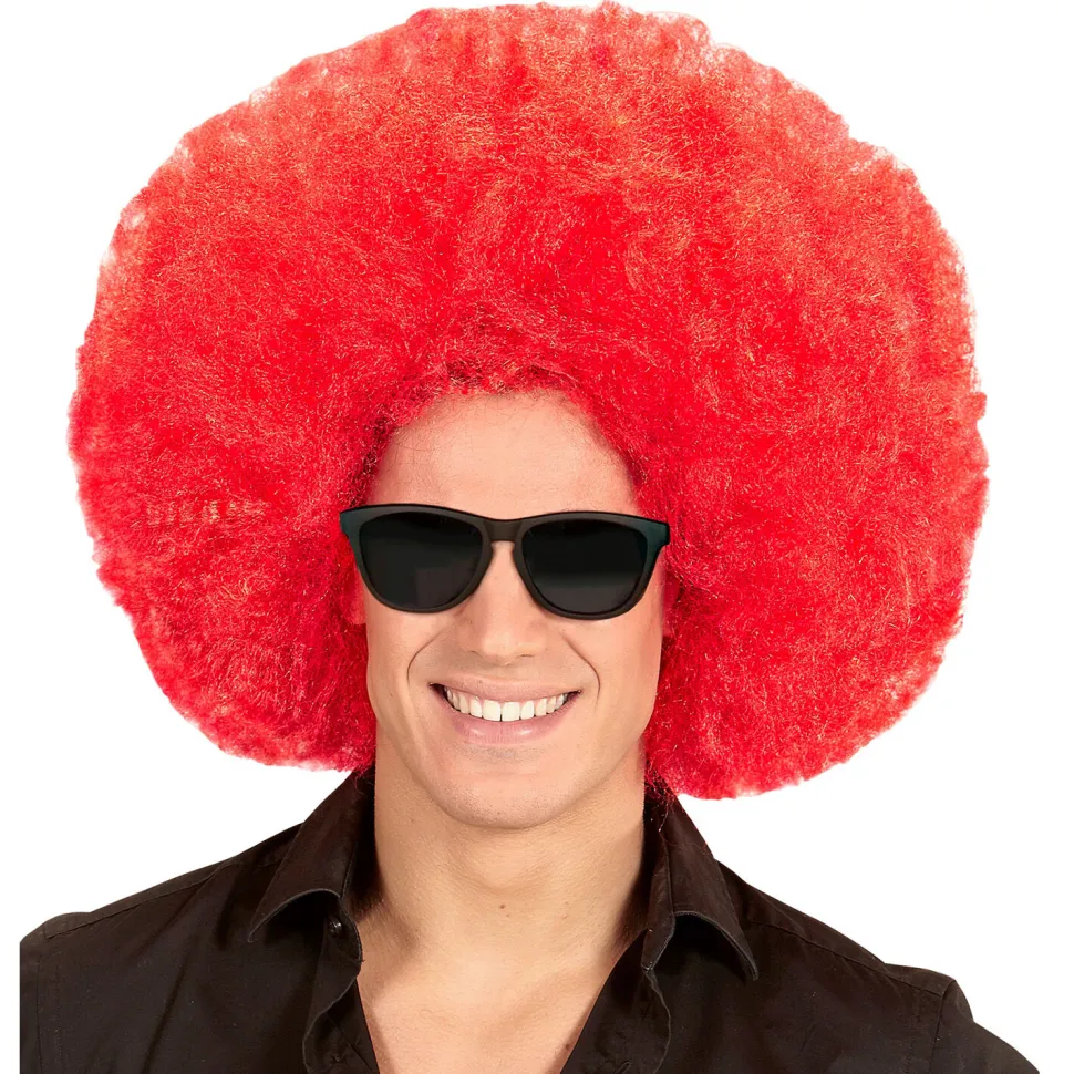 NEU Perücke Riesenafro, rot