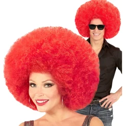 NEU Perücke Riesenafro, rot