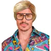 NEU Perücke Serienmörder, Seitenscheitel, blond