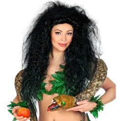NEU Perücke voluminöses Hexenhaar, schwarz