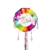 NEU Piñata / Pinata Happy Birthday, mit Zugband, ca. 44x44cm