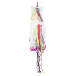 NEU Pinata weißes Einhorn, zum Ziehen, 47x39x13 cm