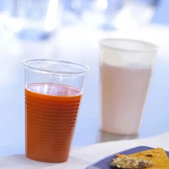 NEU Plastikbecher 0,2l, transparent, 25 Stück
