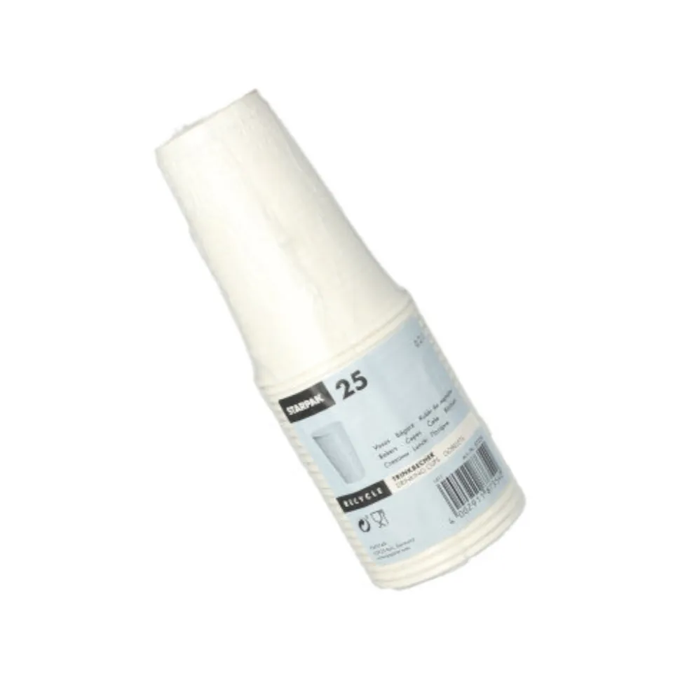 NEU Plastikbecher 0,2l, weiß, 25 Stück