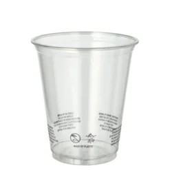 NEU Plastikbecher recycelt, 0,3l, glasklar, 50 Stück