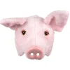 NEU Plüsch-Halbmaske Schwein, rosa