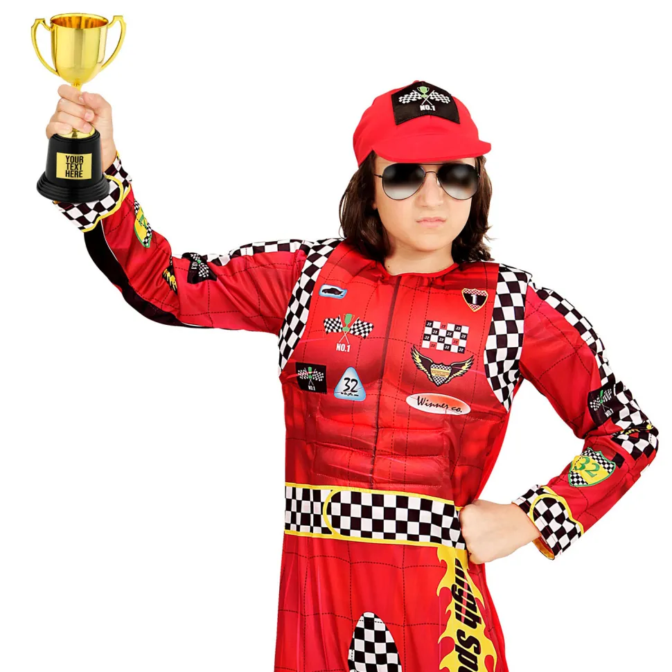 NEU Pokal Goldfarben mit beschriftbarem Etikett, Größe ca. 22 cm
