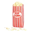 NEU Popcorn-Tüten, rot-weiß gestreift, 8 Stück, ca. 30x13x8cm